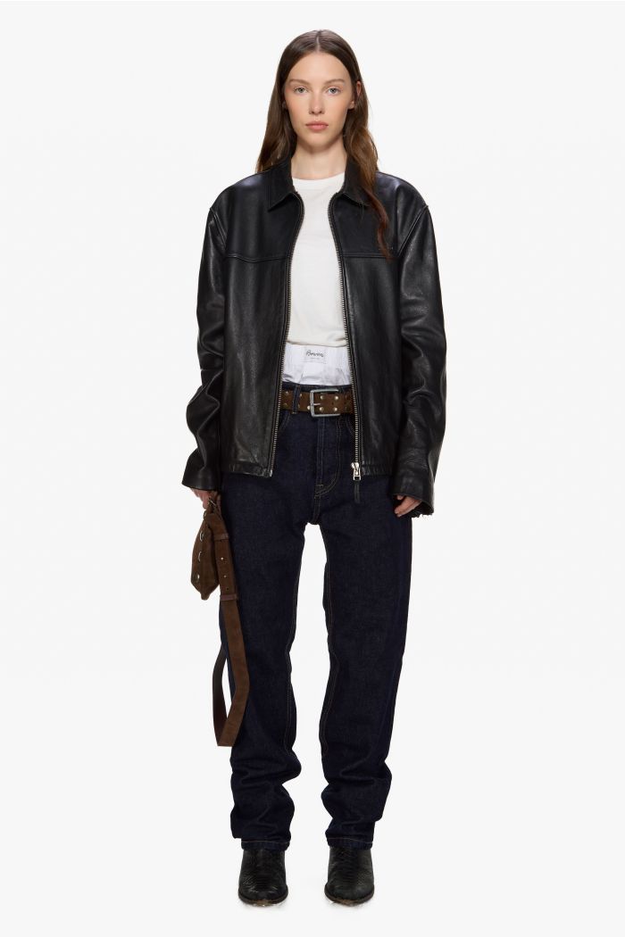 GASOLINE LEATHER JACKET