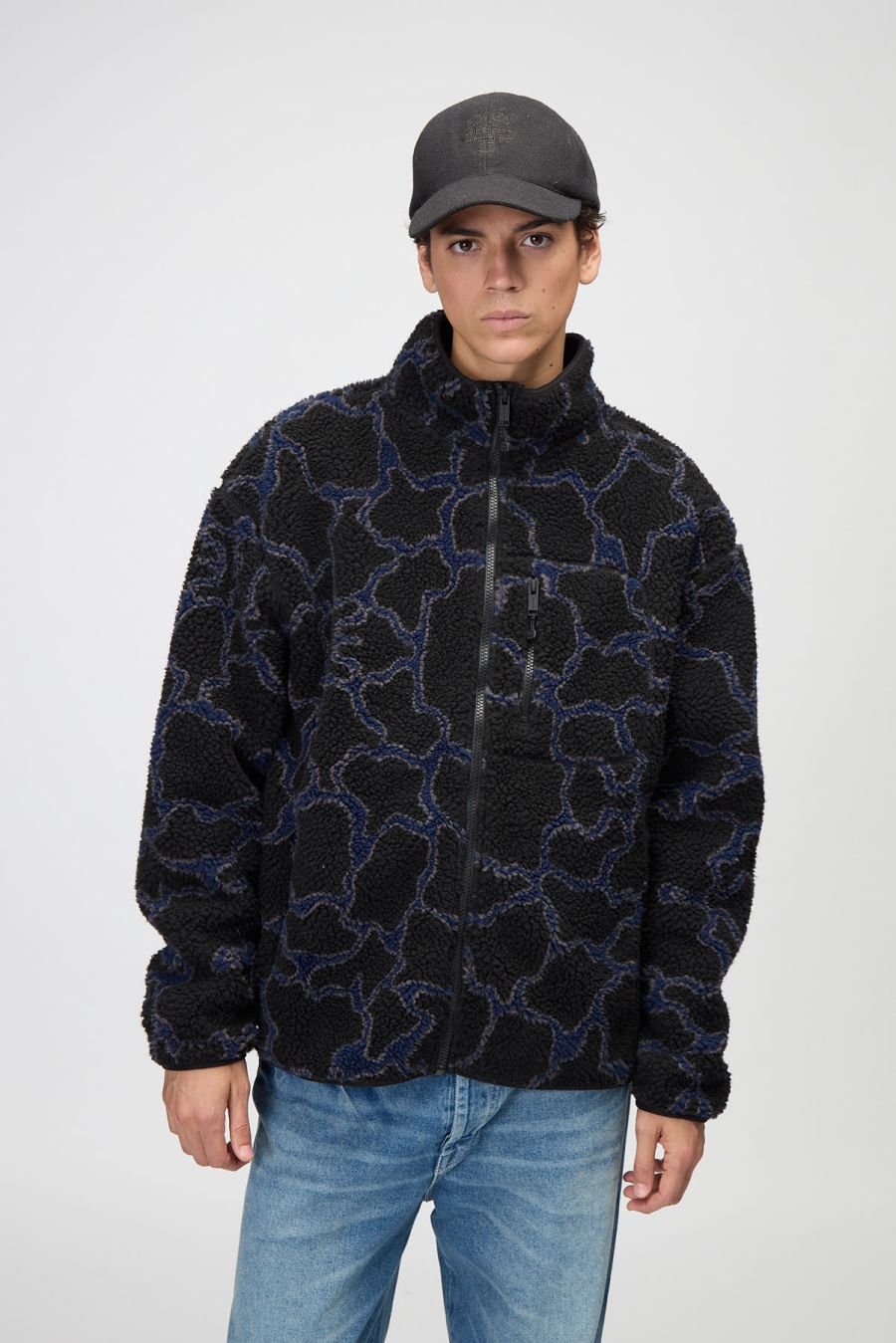 PRINT FUR JACKET
