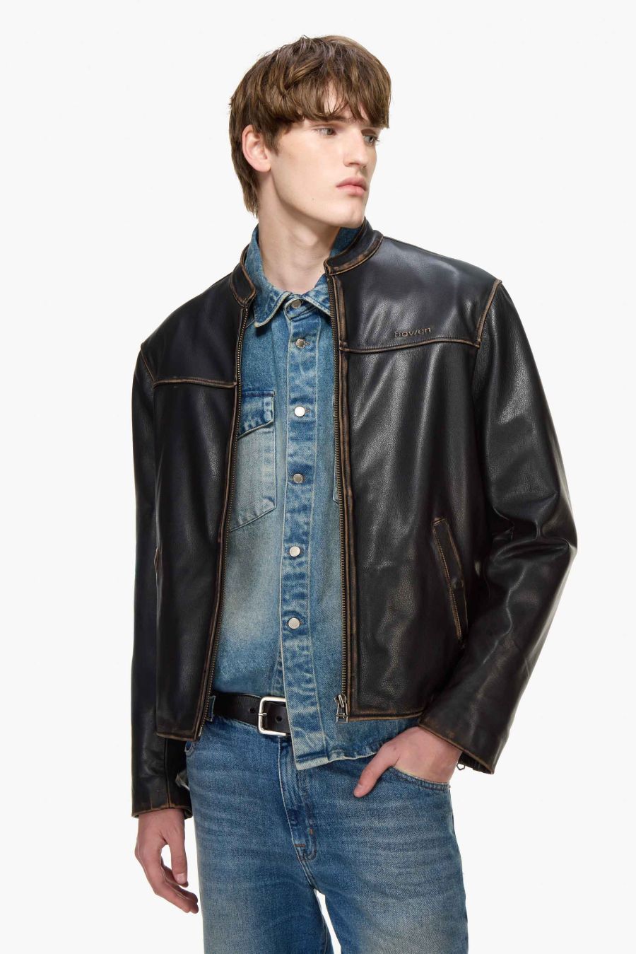 MOTOR LEATHER JACKET
