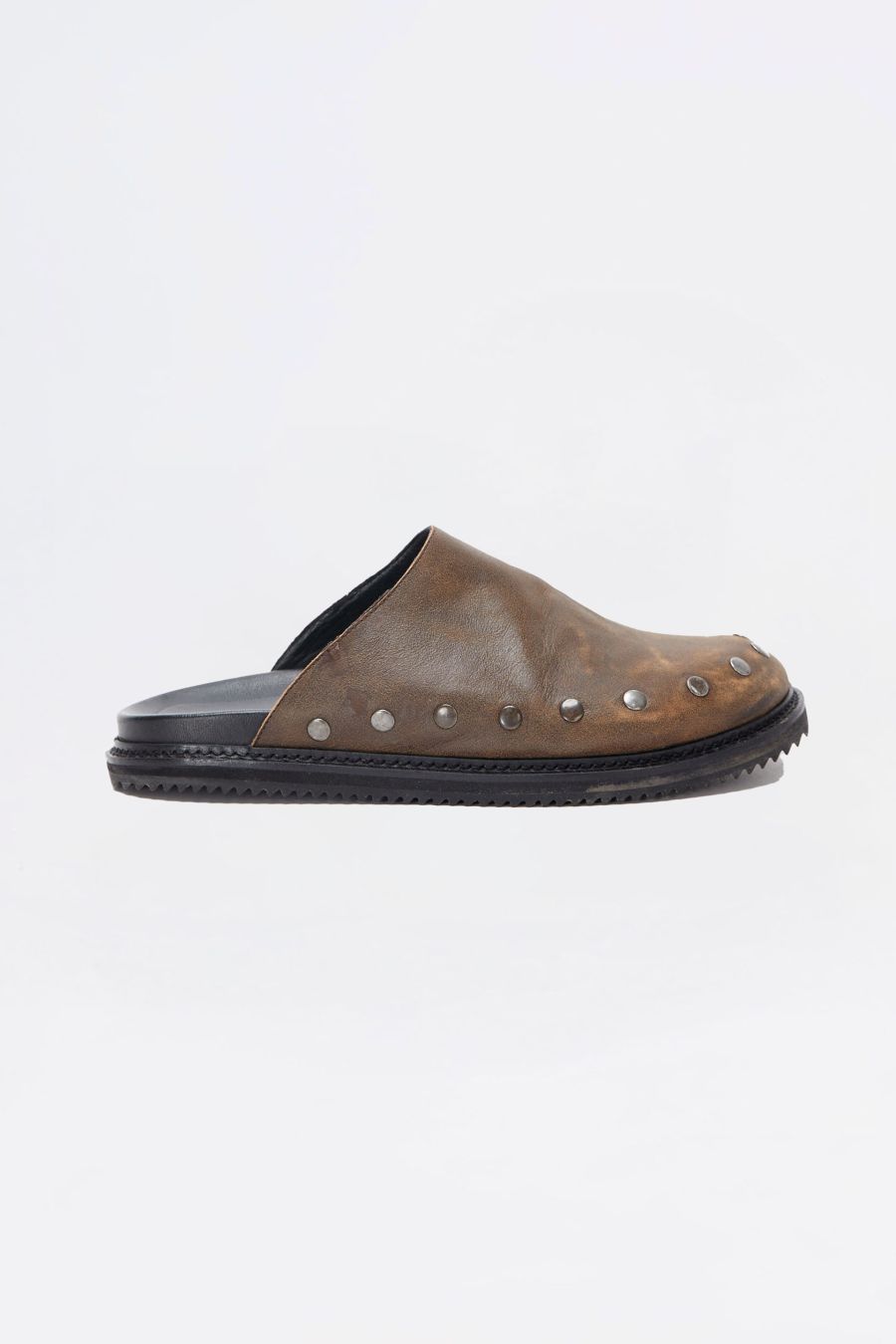 FADED LEATHER CLOG