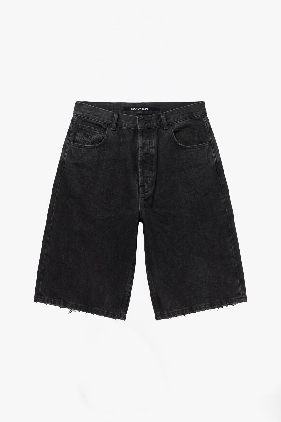 LINE BLACK HALF PANT