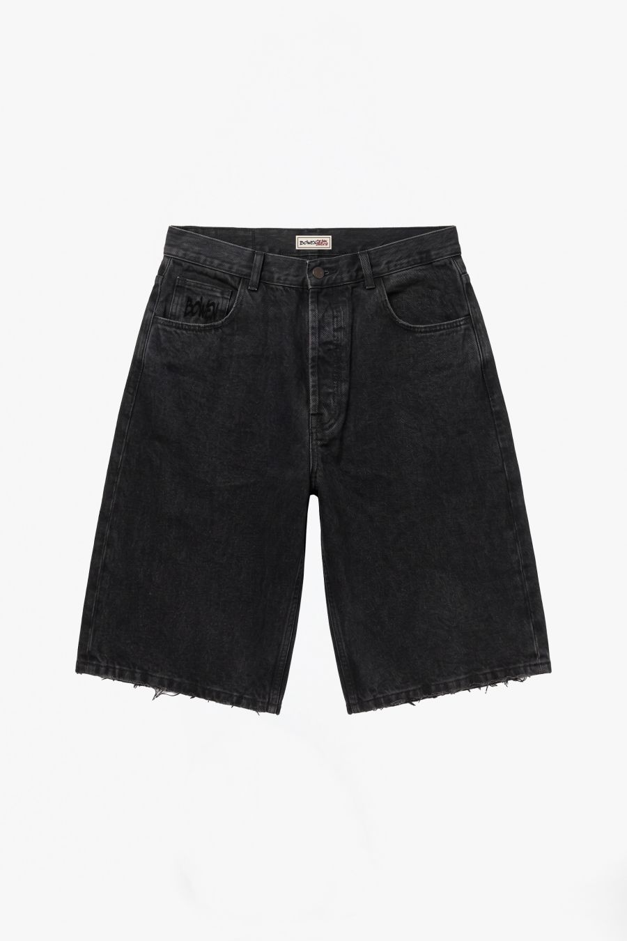 LINE BLACK HALF PANT
