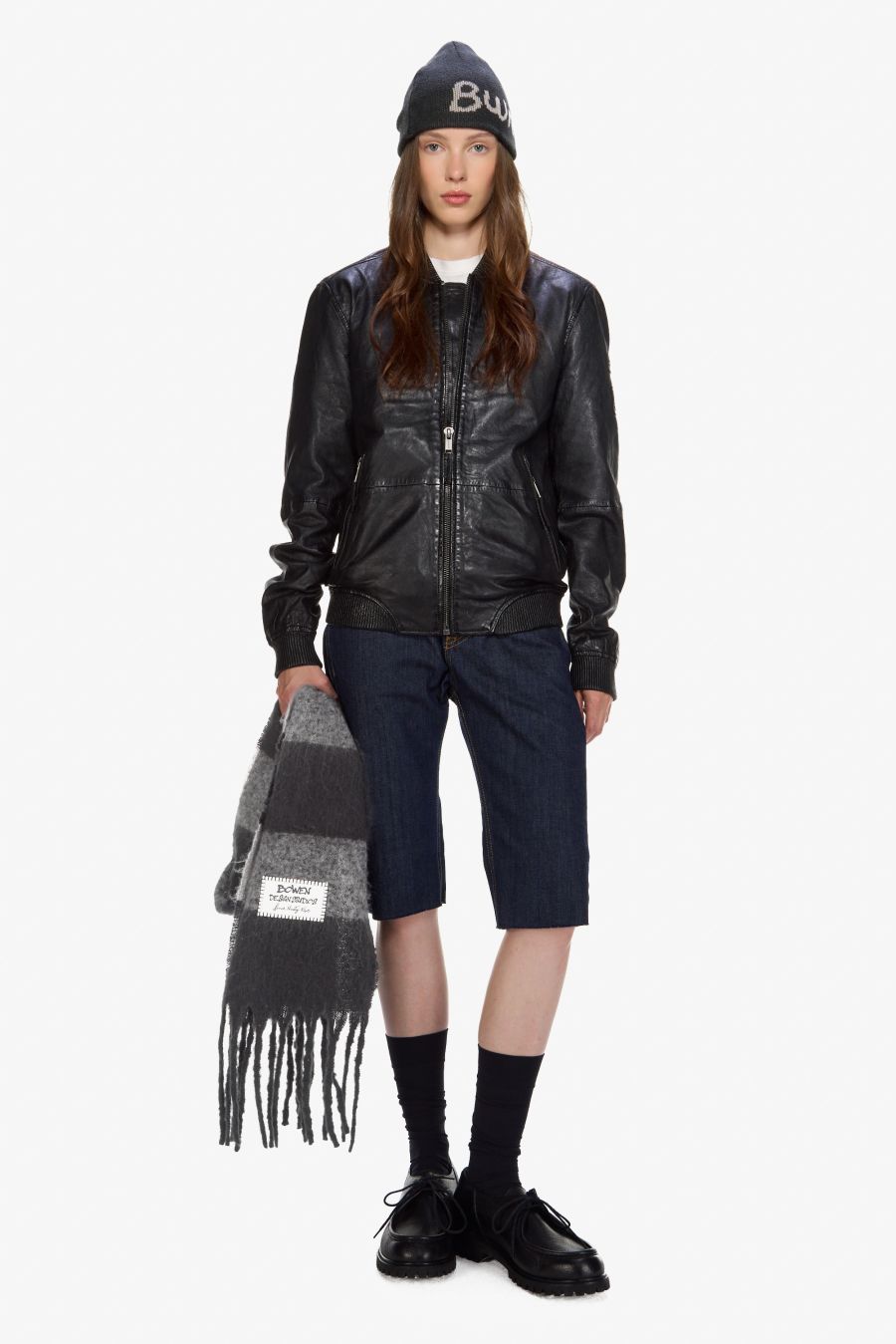 B-95 BOMBER LEATHER JKT