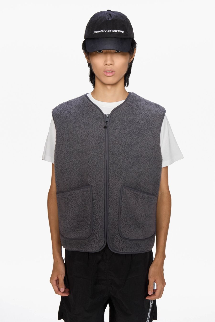 PLAIN FUR VEST