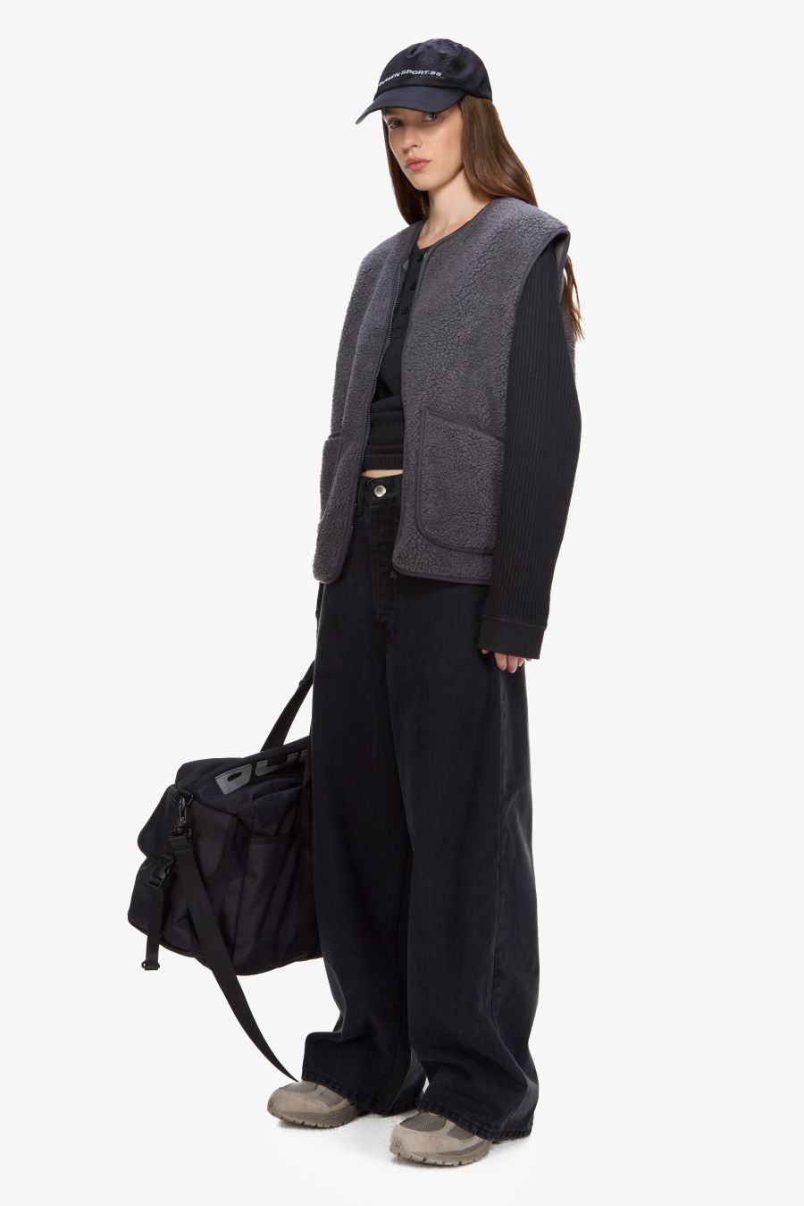 PLAIN FUR VEST