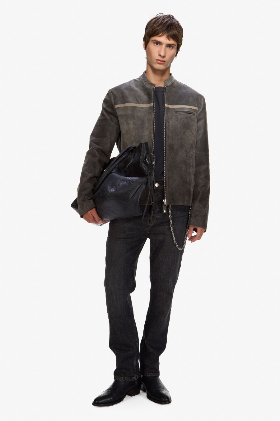 SUEDE LEATHER JACKET