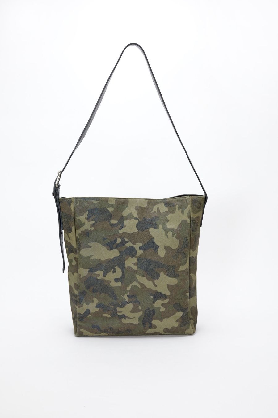 CAMO LEATHER TOTE