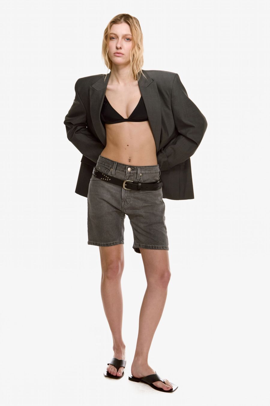 KING BLACK HALF PANT