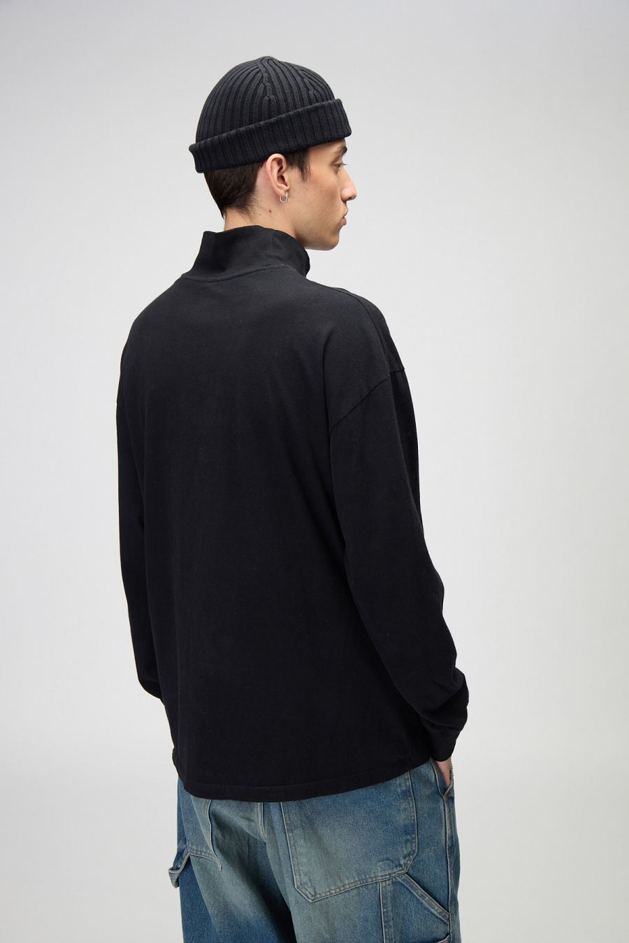 BASIC HI NECK LS