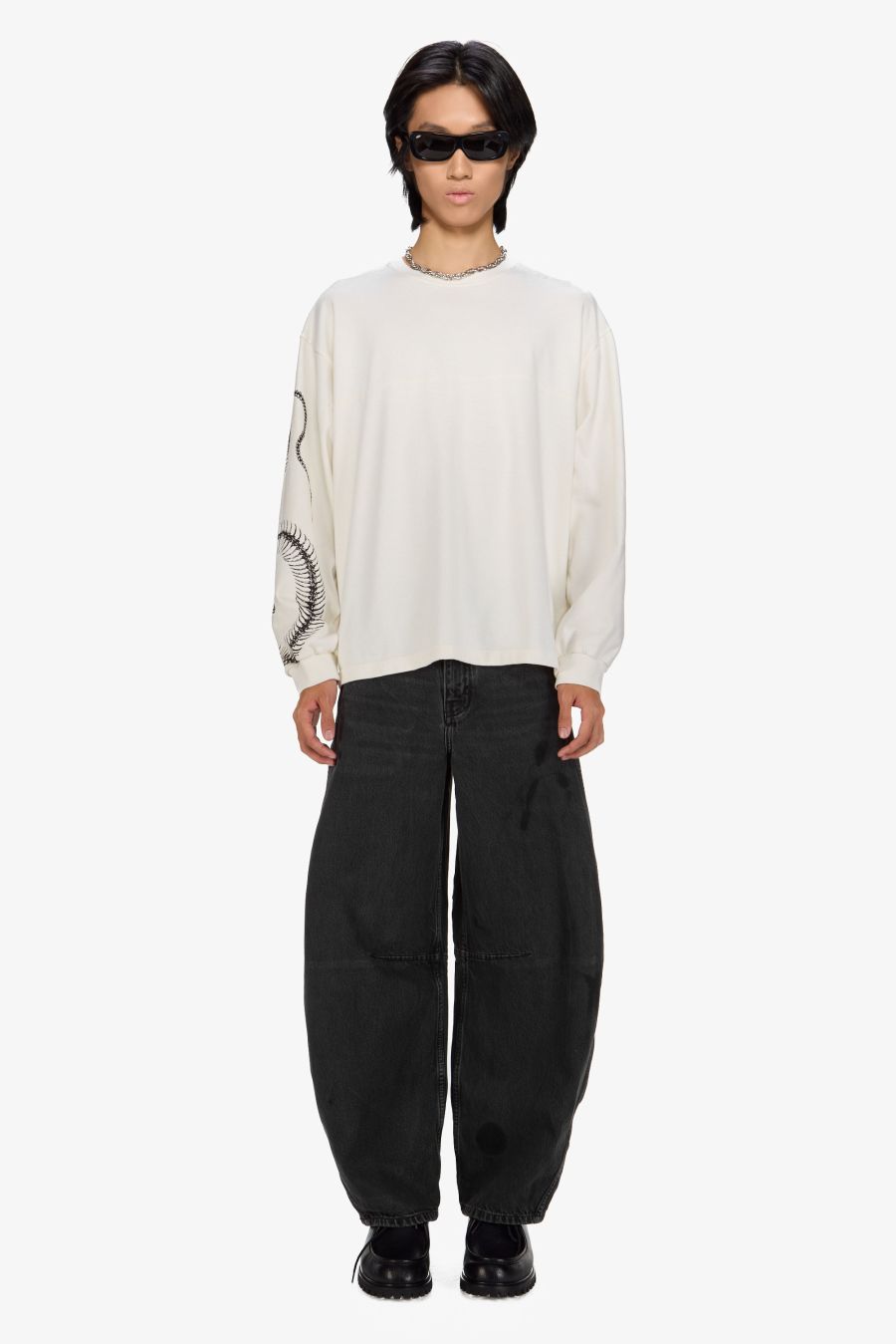 SKULL LONG TEE