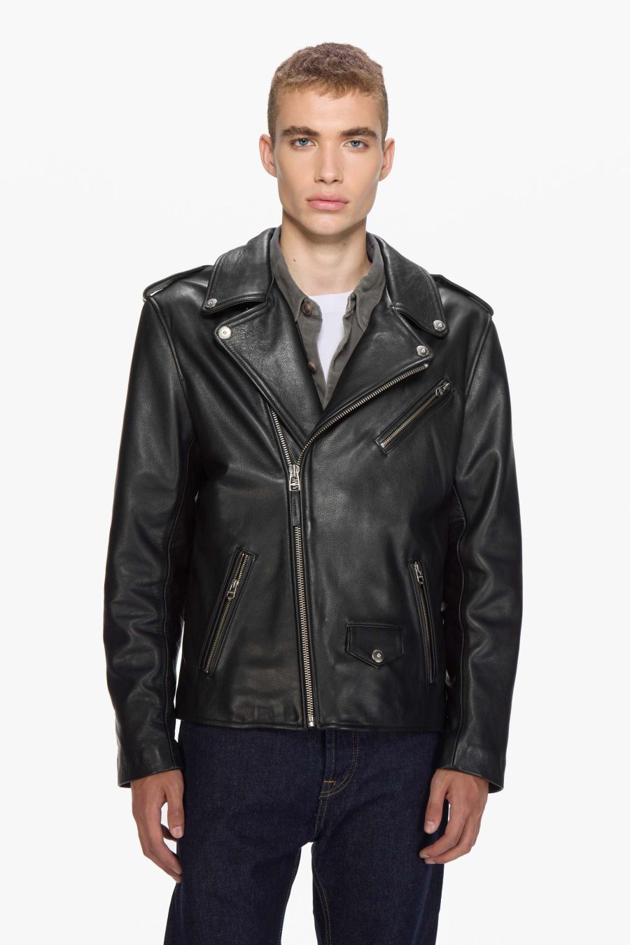 BIKER LEATHER JACKET